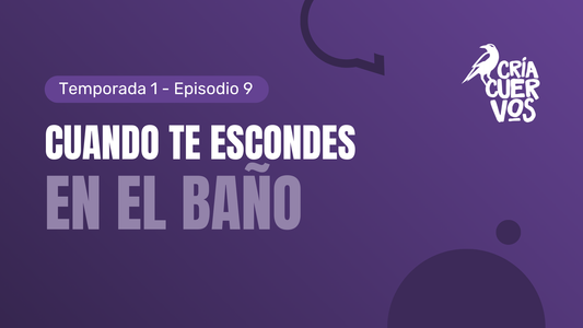 9. Cuando te escondes en el baño